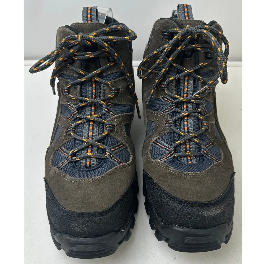 Wolverine Brighton Pewter/Navy Steel Toe Hiker Work Boots Men's Sz 9